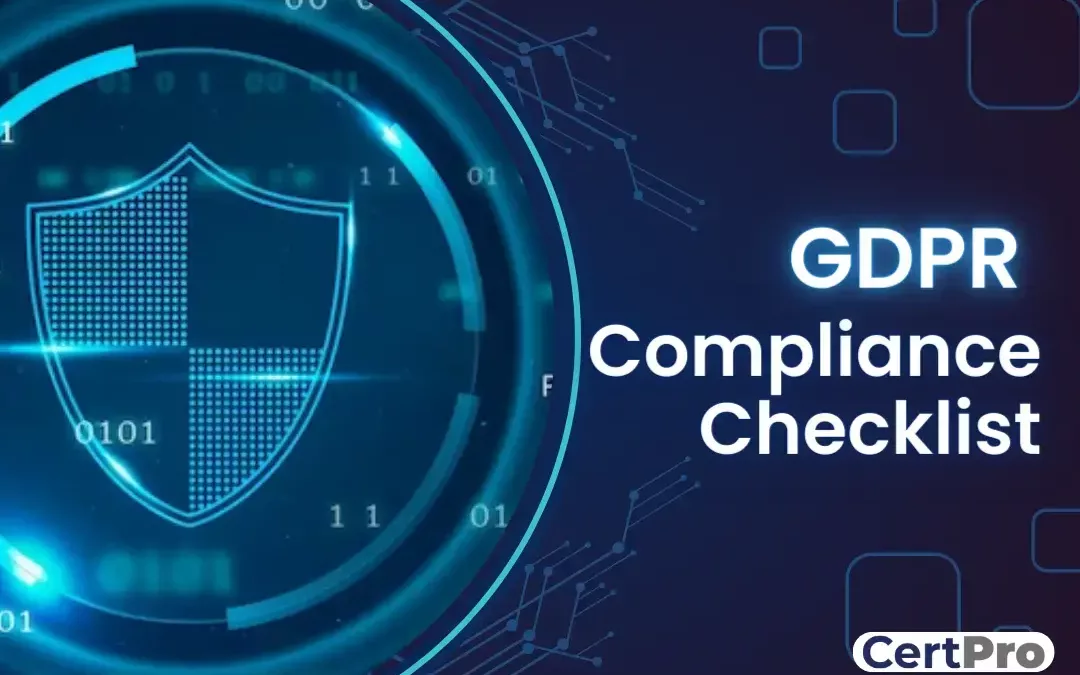 GDPR COMPLIANCE CHECKLIST