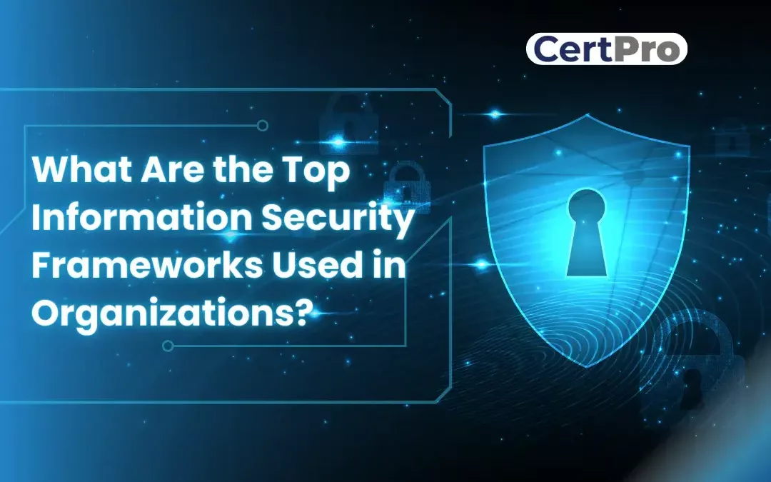 What are the top information security frameworks used in organizations?