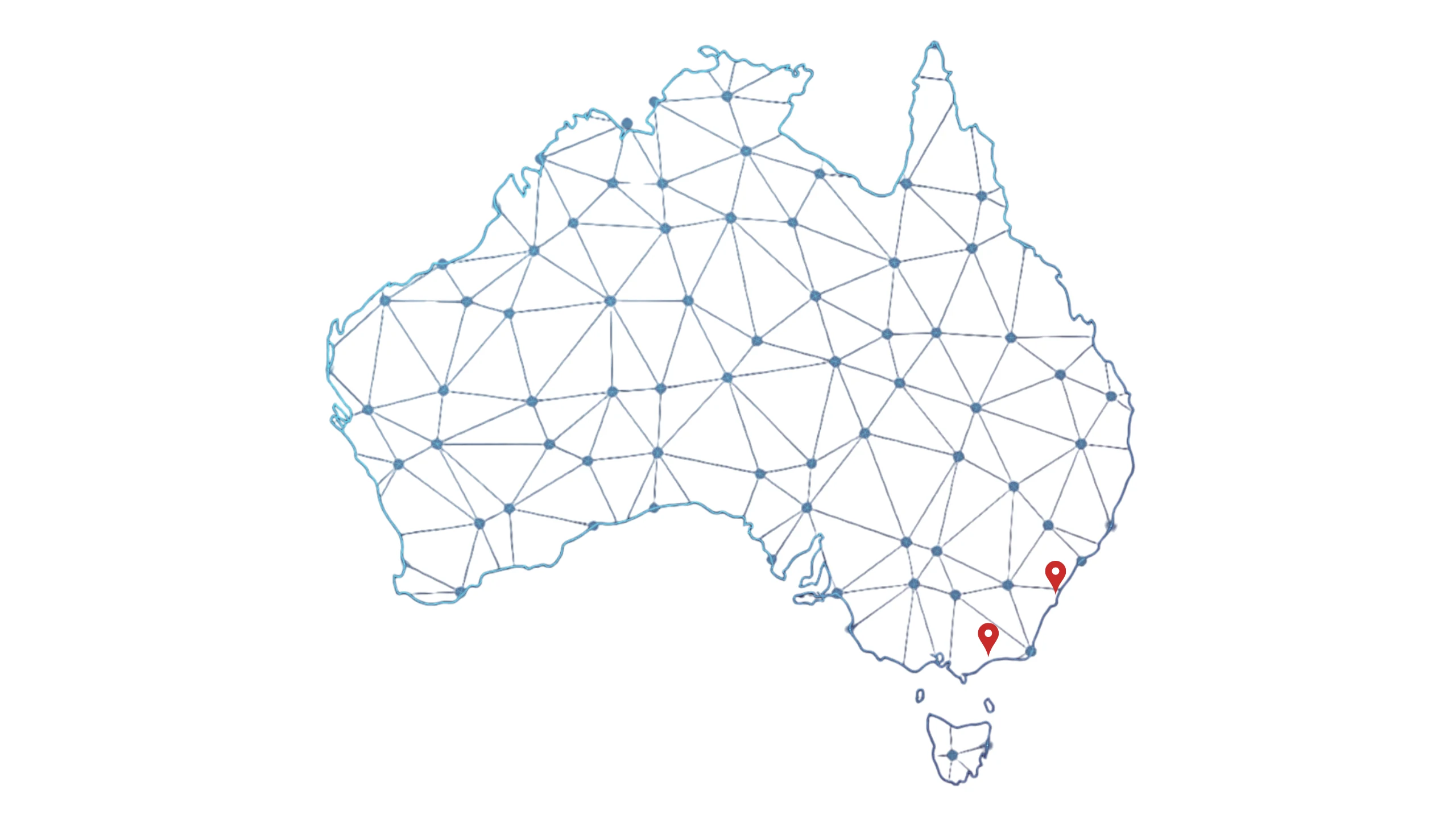 Australia location page map