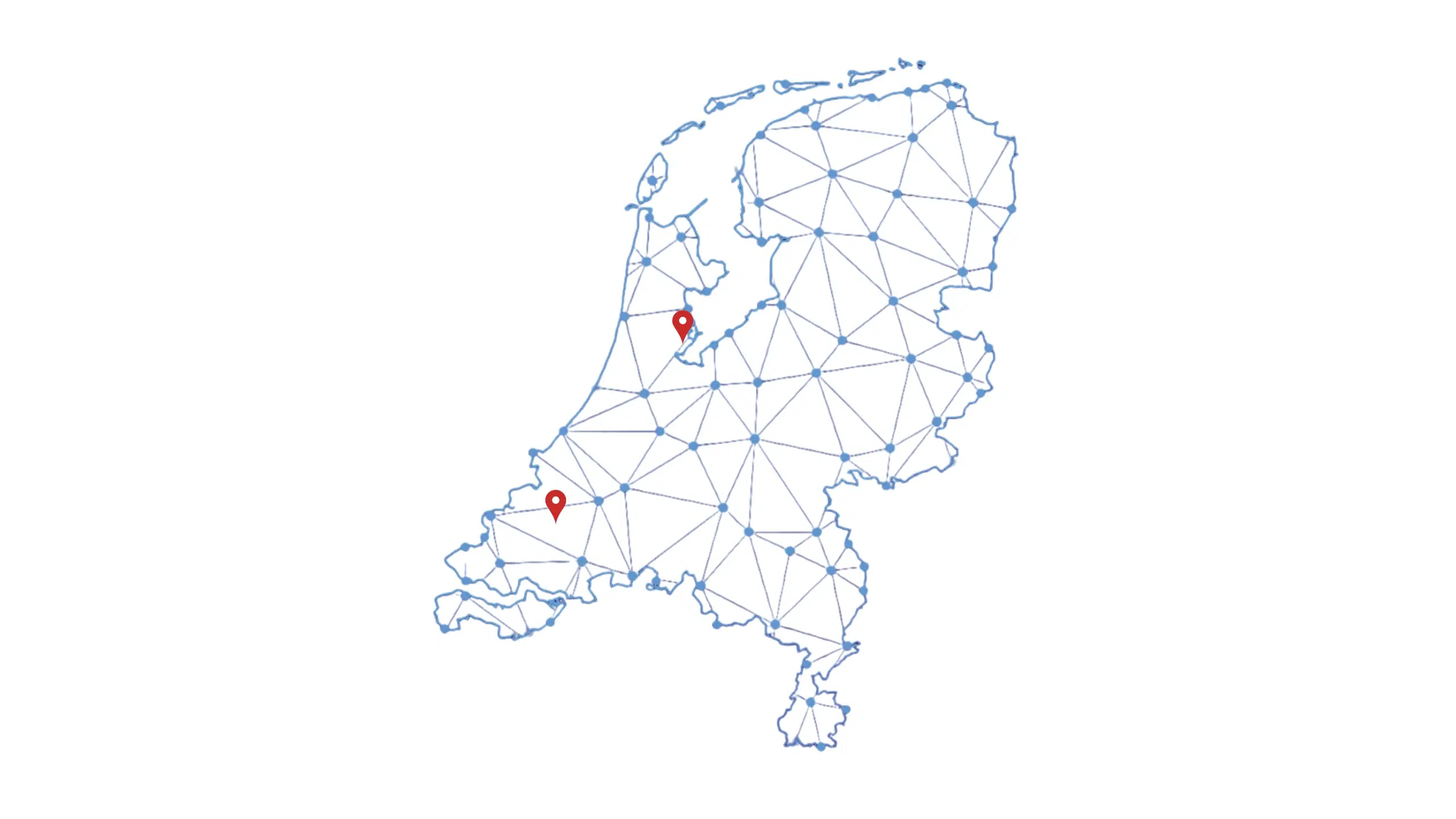 Netherlands location pages map