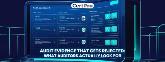 Audit Evidence That Gets Rejected: What Auditors Actually Look For