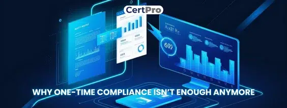 why one time compliance is not enough anymore