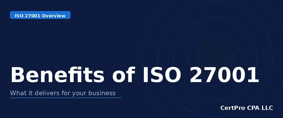 Benefits of ISO 27001 Certification