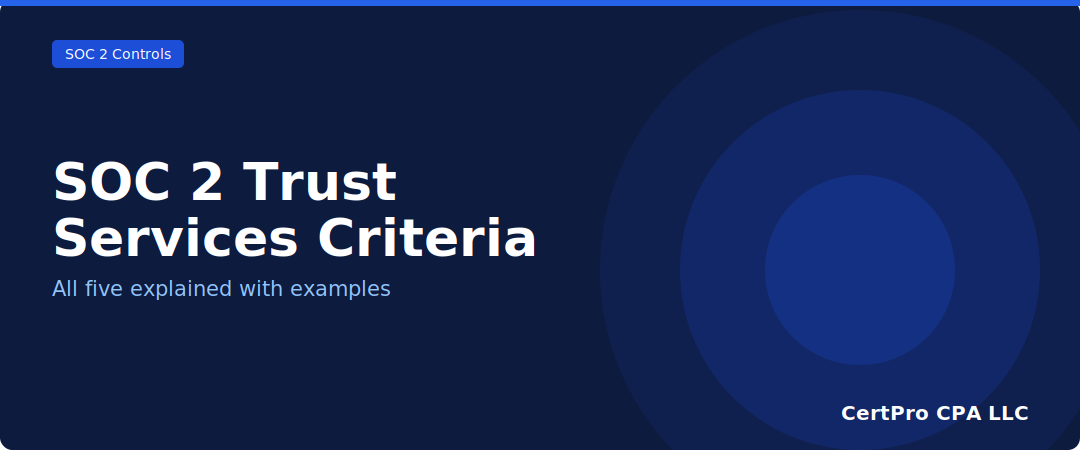 SOC 2 Trust Services Criteria