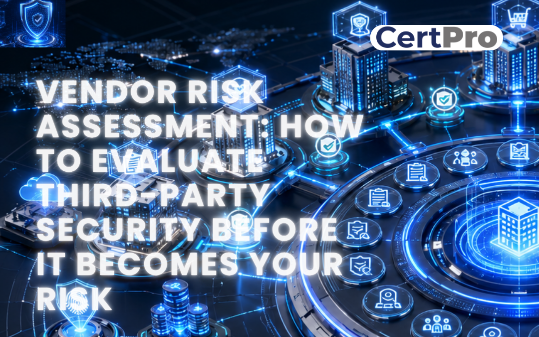 VENDOR RISK ASSESSMENT: HOW TO EVALUATE THIRD-PARTY SECURITY BEFORE IT BECOMES YOUR RISK
