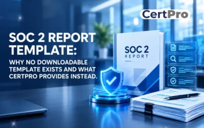 SOC 2 REPORT TEMPLATE: WHY NO DOWNLOADABLE TEMPLATE EXISTS AND WHAT CERTPRO PROVIDES INSTEAD