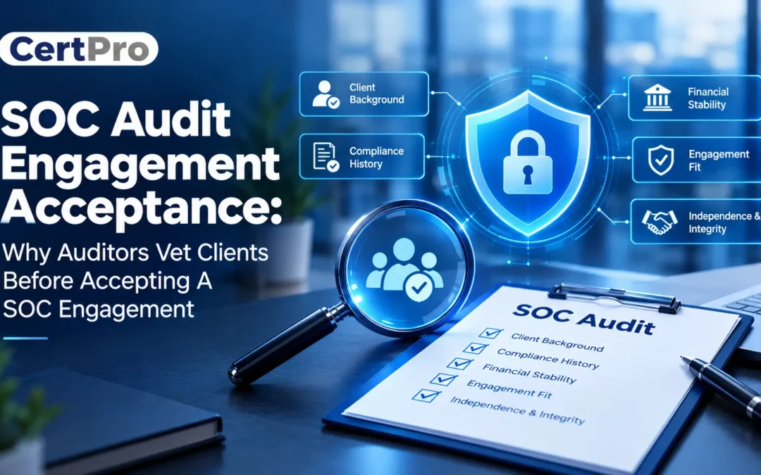 Why Auditors Vet Clients Before Accepting A SOC Engagement