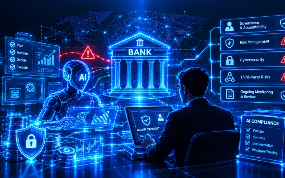 Agentic AI compliance and human oversight in financial institutions